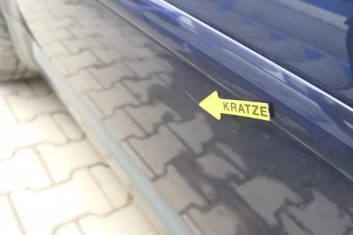 Audi A6 4B C5 Tür Türblatt hinten rechts blau LZ5T (161369)