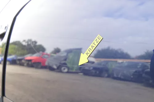 Audi A6 4B C5 Tür Türblatt hinten links blau LZ5T nur Türblatt (161374)