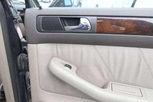 4x A6 4B Türverkleidung Verkleidung Tür vorne hinten links rechts Leder melange (161379)