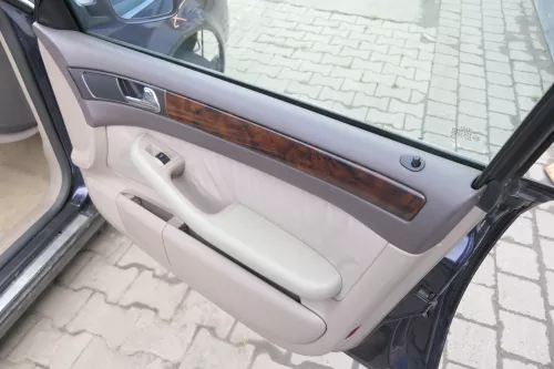 4x A6 4B Türverkleidung Verkleidung Tür vorne hinten links rechts Leder melange (161379)