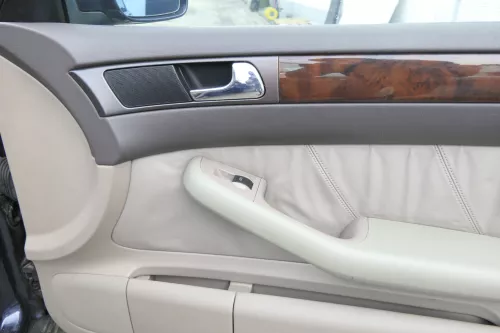 4x A6 4B Türverkleidung Verkleidung Tür vorne hinten links rechts Leder melange (161379)