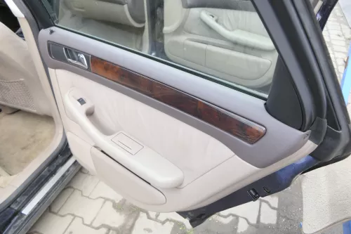 4x A6 4B Türverkleidung Verkleidung Tür vorne hinten links rechts Leder melange (161379)