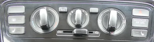VW Up Mittelkonsole Verkleidung um Heizungsbedienteil Dekor 1S0820075A schwarz (161407)
