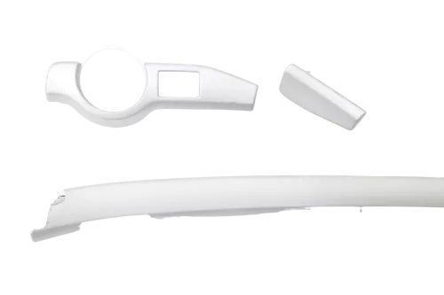 Skoda Octavia 1Z vorne Dekor Leisten alu silber Abdeckung Lichtschalter Leiste s (161409)