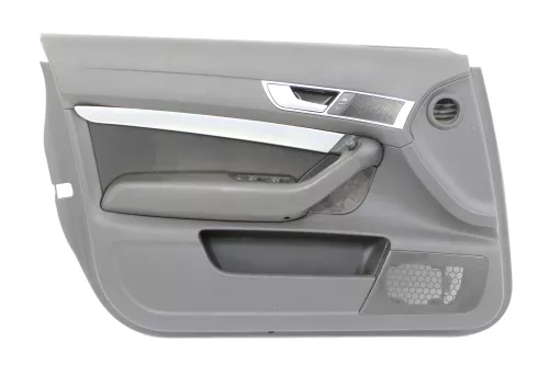 1x Audi A6 4F Türverkleidung Verkleidung Tür vorne links schwarz