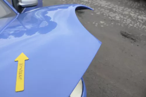 VW Lupo Motorhaube KLappe vorne blau LR5A (161463)