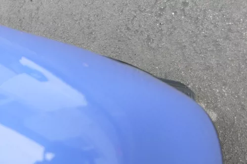 VW Lupo Stoßstange hinten Heckstoßstange Stoßfänger blau LR5A (161467)