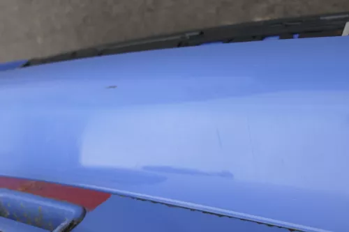 VW Lupo Stoßstange hinten Heckstoßstange Stoßfänger blau LR5A (161467)