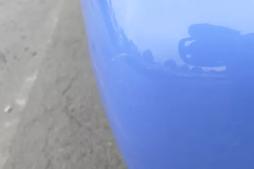 VW Lupo Stoßstange hinten Heckstoßstange Stoßfänger blau LR5A (161467)