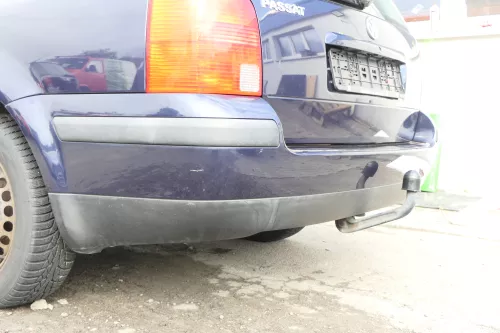 VW Passat 3B 3B5 Kombi Stoßstange hinten Heckstoßstange Stoßfänger blau LN5Y (161535)
