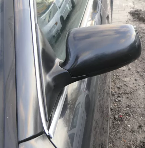 Audi A6 4B Spiegel Außenspiegel links elektrisch schwarz LZ9W mit GLAS (161559)