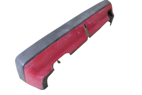 VW Golf 2 Stoßstange hinten Heckstoßstange Stoßfänger rot Träger Pralldämpfer (161614)