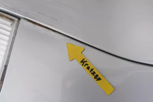 VW Passat 3B Kotflügel vorne rechts silber LB7Z grau (161686)