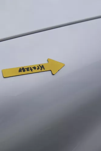 VW Passat 3B Kotflügel vorne rechts silber LB7Z grau (161686)