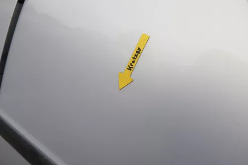 VW Passat 3B 3BG Limousine Tür hinten links silber grau LB7Z satinsilber (161689)