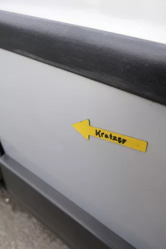 VW Passat 3B 3BG Limousine Tür hinten links silber grau LB7Z satinsilber (161689)