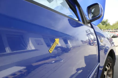 VW Lupo Seat Arosa Tür vorne rechts Beifahrertür blau LW5Z (für elektr.Fenst (161813)