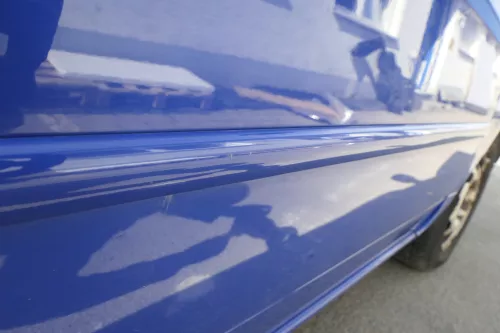 VW Lupo Seat Arosa Tür vorne rechts Beifahrertür blau LW5Z (für elektr.Fenst (161813)