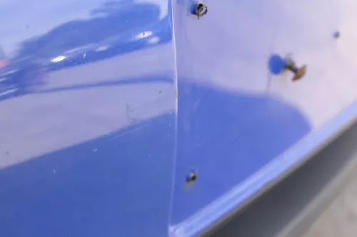 VW Lupo 6x Stoßstange vorne Frontstoßstange Stoßfänger blau LW5Z jazzblue d (161815)