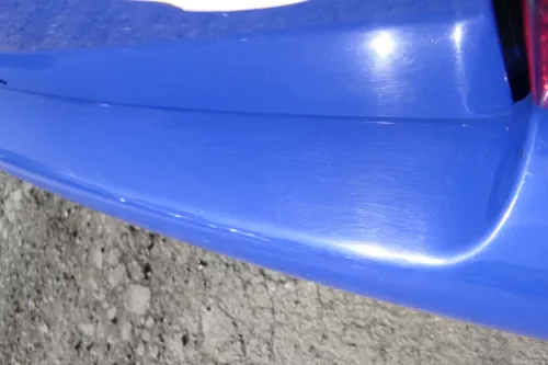 VW Lupo Stoßstange hinten Heckstoßstange Stoßfänger blau LW5Z (161822)