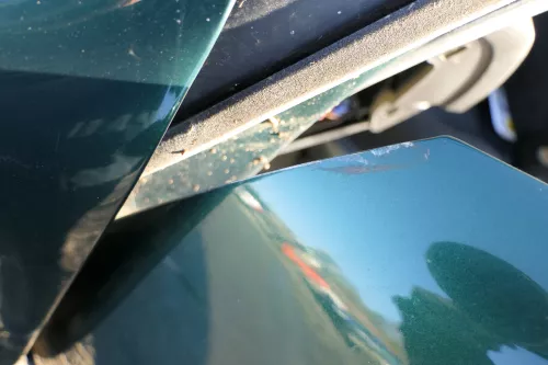 VW Golf 4 Tür vorne links Fahrertür 2/3-Türer grün LC6M brightgreen ohne Anbaute (161858)