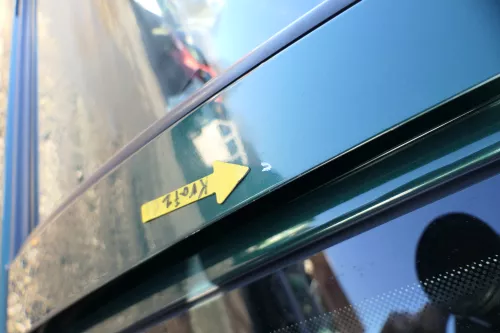 VW Golf 4 Tür vorne links Fahrertür 2/3-Türer grün LC6M brightgreen ohne Anbaute (161858)