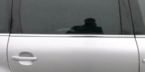 Passat 3BG Leiste Zierleiste Tür hinten rechts chrom silber oben Fensterschachta