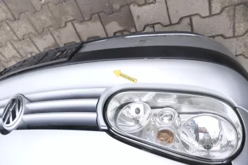 VW Golf 4 1J Stoßstange vorne Stoßfänger vorn silber grsau LA7W Frontstoßstange (162038)