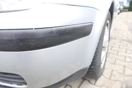 VW Golf 4 1J Stoßstange vorne Stoßfänger vorn silber grsau LA7W Frontstoßstange (162038)
