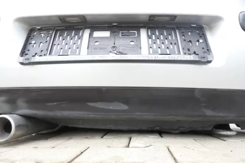 VW Golf 4 Limousine Stoßstange hinten Heckstoßstange Stoßfänger silber grau LA7W (162040)