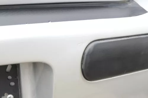 VW Golf 4 Limousine Stoßstange hinten Heckstoßstange Stoßfänger silber grau LA7W (162040)