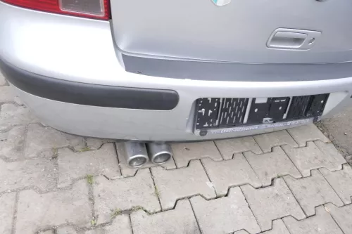 VW Golf 4 Limousine Stoßstange hinten Heckstoßstange Stoßfänger silber grau LA7W (162040)