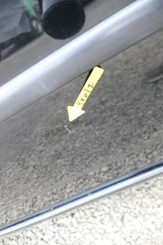 VW Lupo Seat Arosa Tür vorne links Fahrertür schwarz L041 (für elektr.Fensterhe (162083)