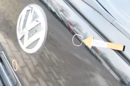 VW Lupo 6X Heckklappe Klappe Kofferraumklappe Scheibe schwarz L041 ohneAnbautei (162084)