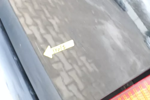 VW Lupo 6X Heckklappe Klappe Kofferraumklappe Scheibe schwarz L041 ohneAnbautei (162084)