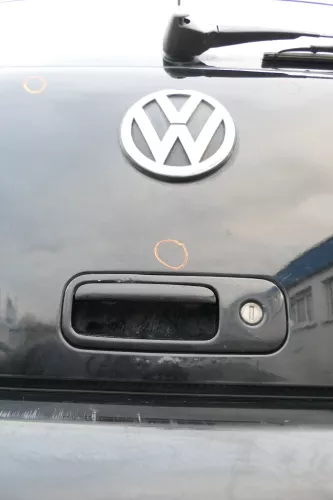 VW Lupo 6X Heckklappe Klappe Kofferraumklappe Scheibe schwarz L041 ohneAnbautei (162084)
