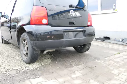 VW Lupo Stoßstange hinten Heckstoßstange Stoßfänger schwaz L041 v (162087)