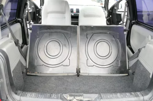 VW Lupo Seat Arosa Sitz Rückbank Sitzfläche Sitze für Kopfstützen grau (162091)
