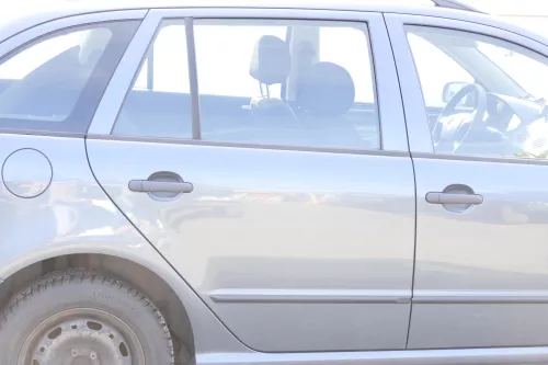 Skoda Fabia 6Y Combi Variant Kombi Tür hinten rechts grau LF7V ohneAnbauteile
