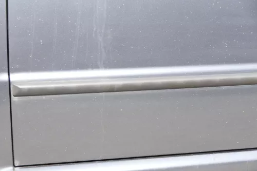 Skoda Fabia 6Y Kombi + Limousine Tür vorne links Fahrertür grau LF7V ohneAnbaute (162158)