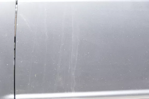 Skoda Fabia 6Y Kombi + Limousine Tür vorne links Fahrertür grau LF7V ohneAnbaute (162158)