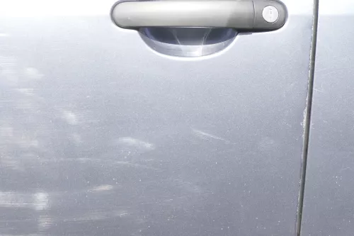 Skoda Fabia 6Y Kombi + Limousine Tür vorne links Fahrertür grau LF7V ohneAnbaute (162158)