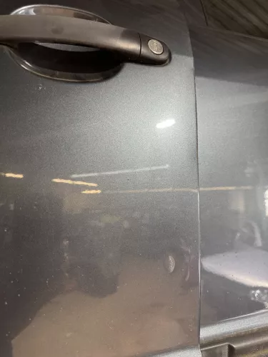 Skoda Fabia 6Y Kombi + Limousine Tür vorne links Fahrertür grau LF7V ohneAnbaute (162158)