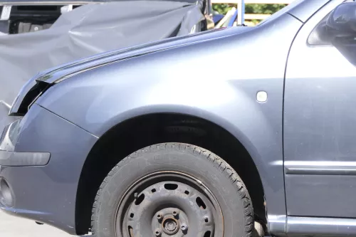 Skoda Fabia 6Y Kotflügel vorne links grau LF7V auch Kombi