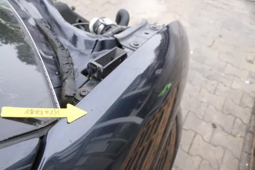 Audi A2 8Z Kotflügel vorne rechts blau LZ5Q kobaltblau c (162182)