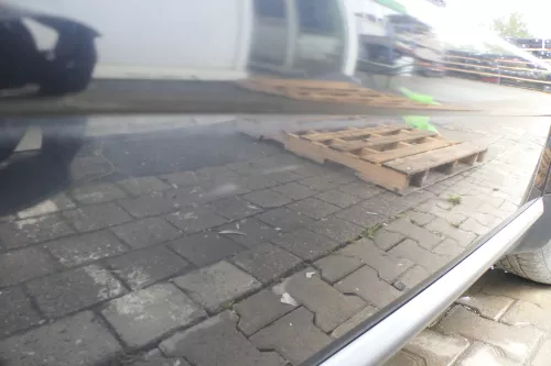 Audi A2 8Z Tür nur das Türblatt vorne rechts blau LZ5Q - ohne Anbauteile -kobalt (162184)