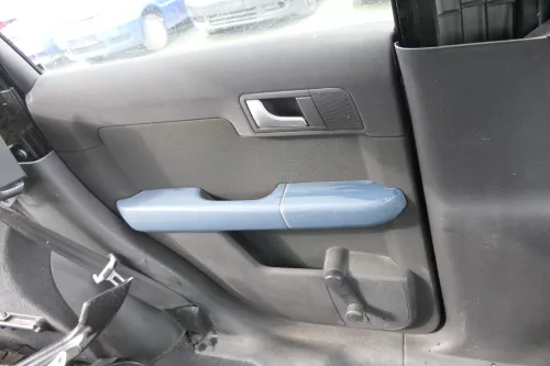 Audi A2 8Z Türverkleidung Verkleidung Tür hinten links blau schwarz neptunblau (162192)