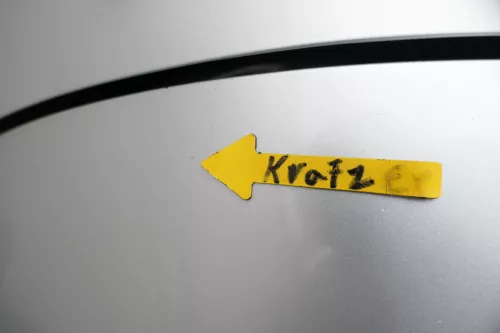 VW Golf 5 V 1K Tür nur das Türblatt hinten links 4/5-Türer silber LA7W grau (162227)