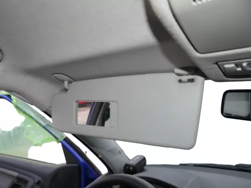 Skoda Fabia Roomster 5J Sonnenblenden Sonnenblende grau links vorne grau Spiegel (162277)