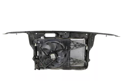 Skoda Roomster Fabia 5J Schloßträger mit Kühler Kondensator Lüfter 1.9 TDI Benzi (162293)